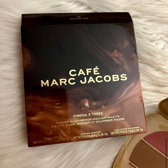 MARC JACOBS -O!Mega x Three Powder Blush-Bronze-Highlight Palette - Picture 8 of 11